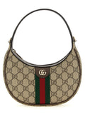 Gucci Ophidia Small GG Monogram Shoulder Bag Beige & Brown
