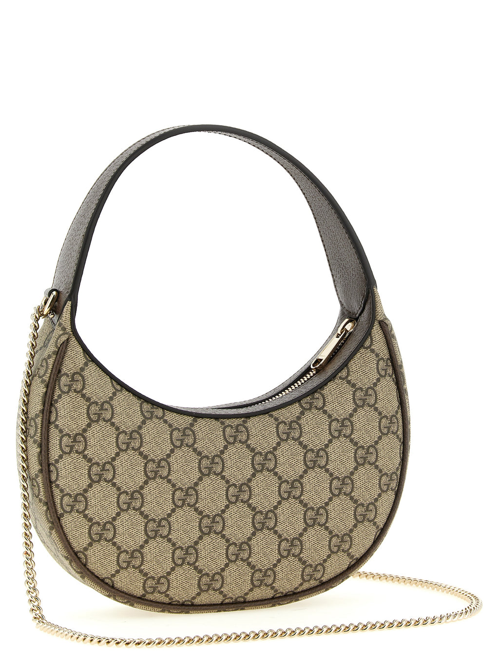 Gucci Ophidia Small GG Monogram Shoulder Bag Beige & Brown