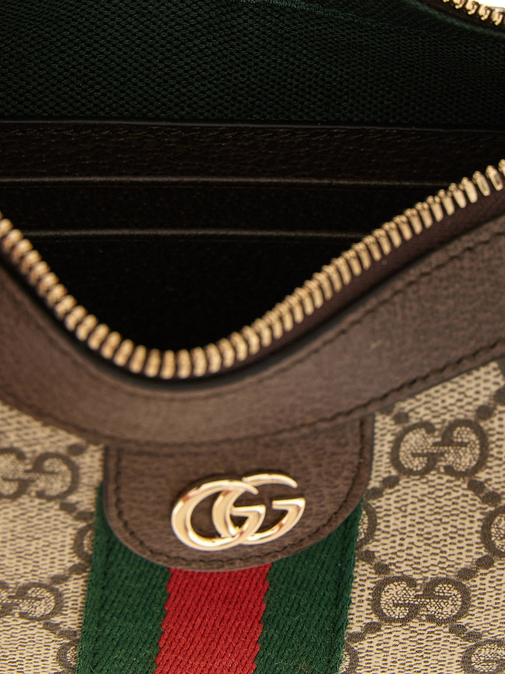 Gucci Ophidia Small GG Monogram Shoulder Bag Beige & Brown
