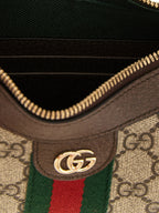 Gucci Ophidia Small GG Monogram Shoulder Bag Beige & Brown