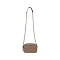 Guess Noelle 4G Logo Latte Brown Mini Crossbody Bag
