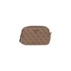 Guess Noelle 4G Logo Latte Brown Mini Crossbody Bag