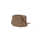 Guess Noelle 4G Logo Latte Brown Mini Crossbody Bag