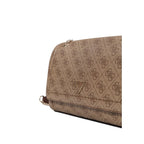 Guess Noelle 4G Logo Latte Brown Mini Crossbody Bag