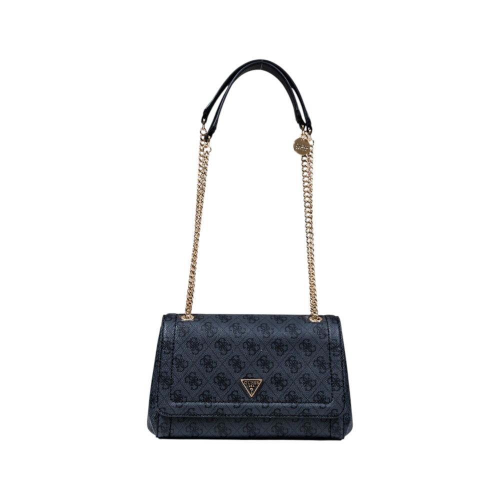 Guess Noelle 4G Logo Coal Logo Mini Crossbody Bag