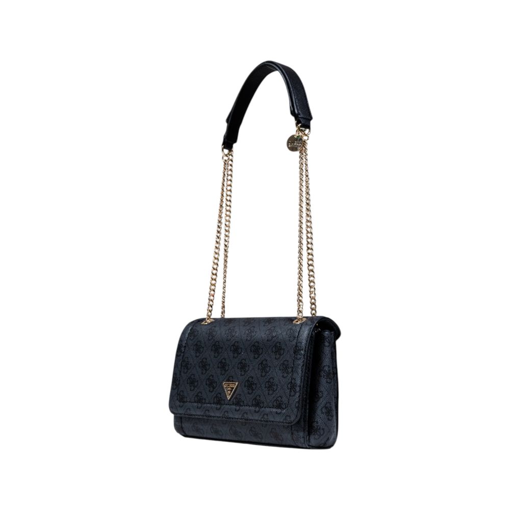 Guess Noelle 4G Logo Coal Logo Mini Crossbody Bag