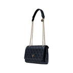 Guess Noelle 4G Logo Coal Logo Mini Crossbody Bag