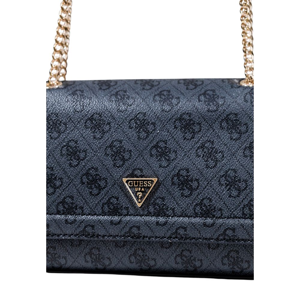 Guess Noelle 4G Logo Coal Logo Mini Crossbody Bag