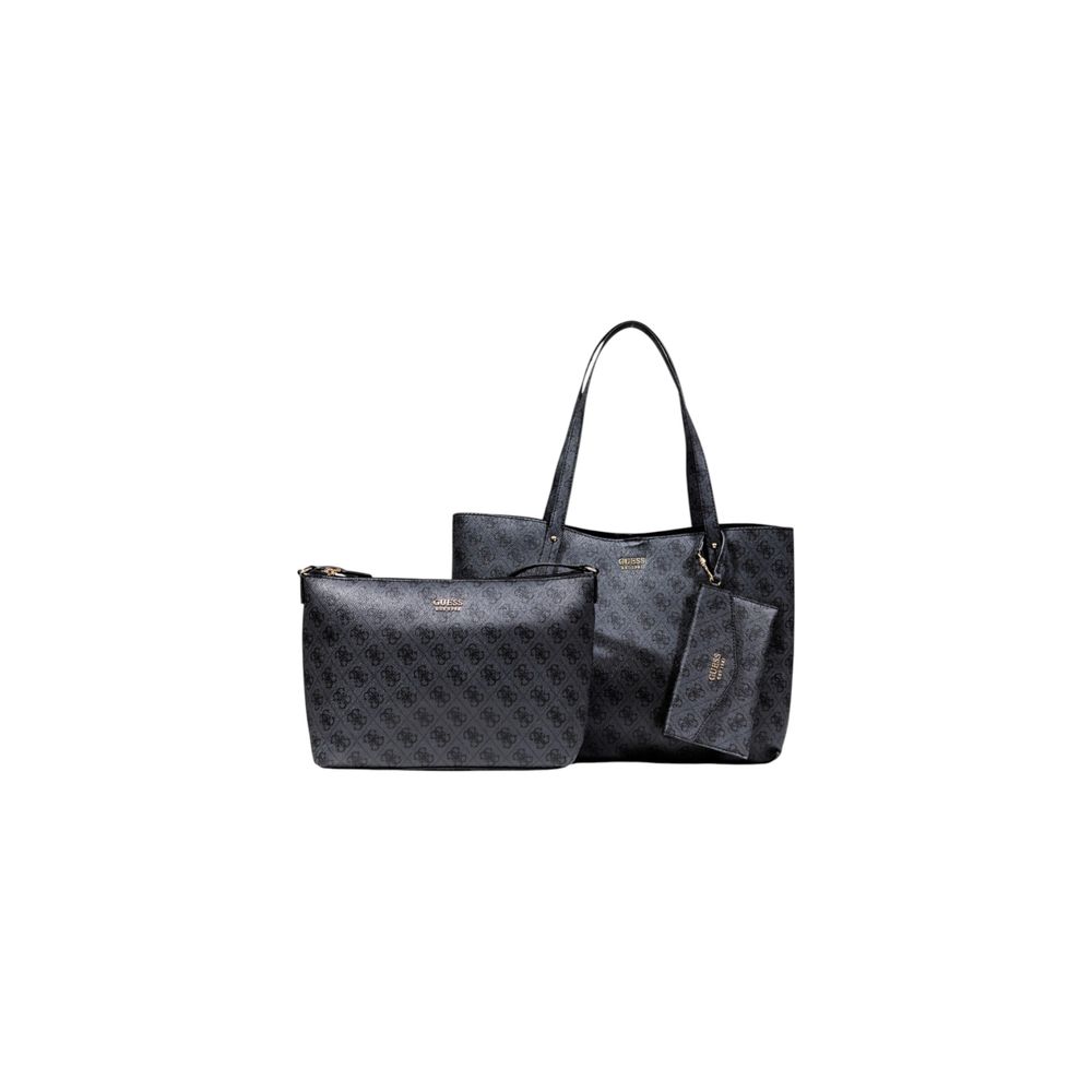 Guess Brenton Coal Logo Tote Bag