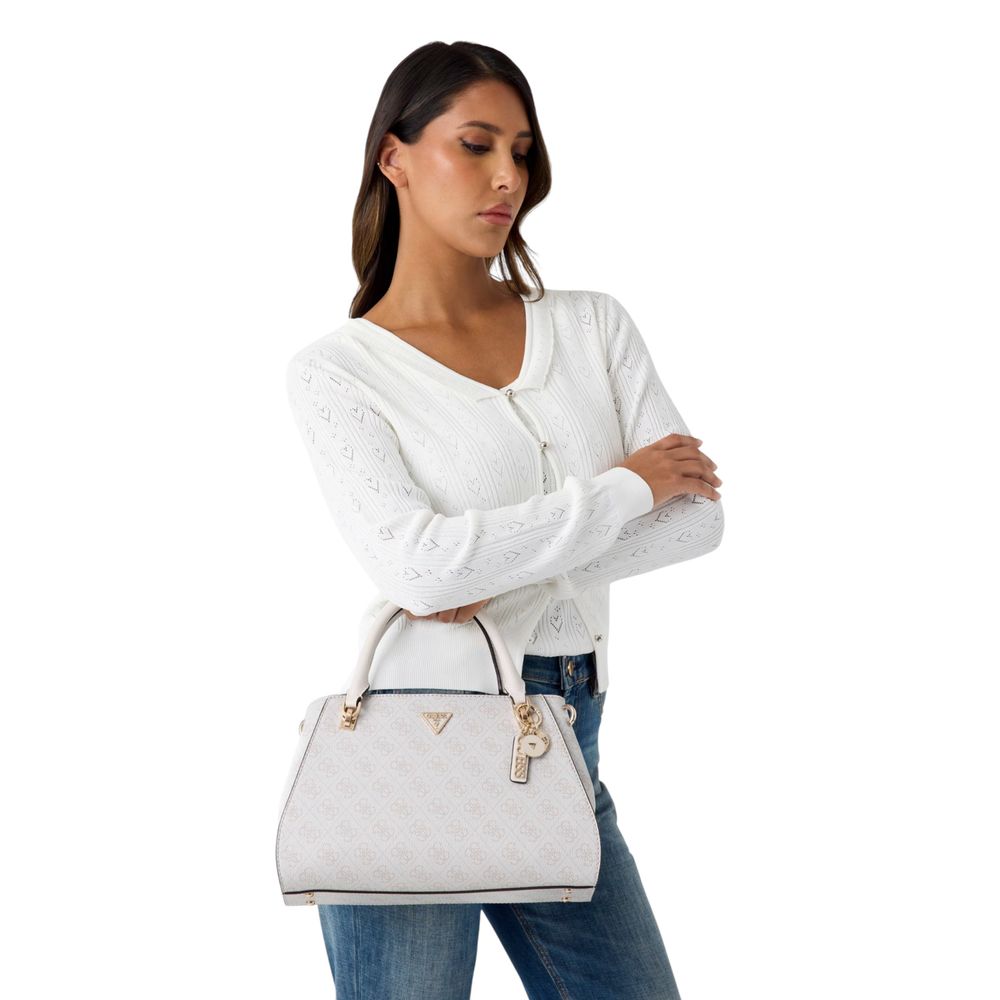 Guess Noelle 4G Logo Bone Logo Handbag