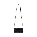 Guess Giully II Black Quilted Crossbody Organizer Bag
