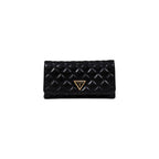 Guess Giully II Black Quilted Crossbody Organizer Bag