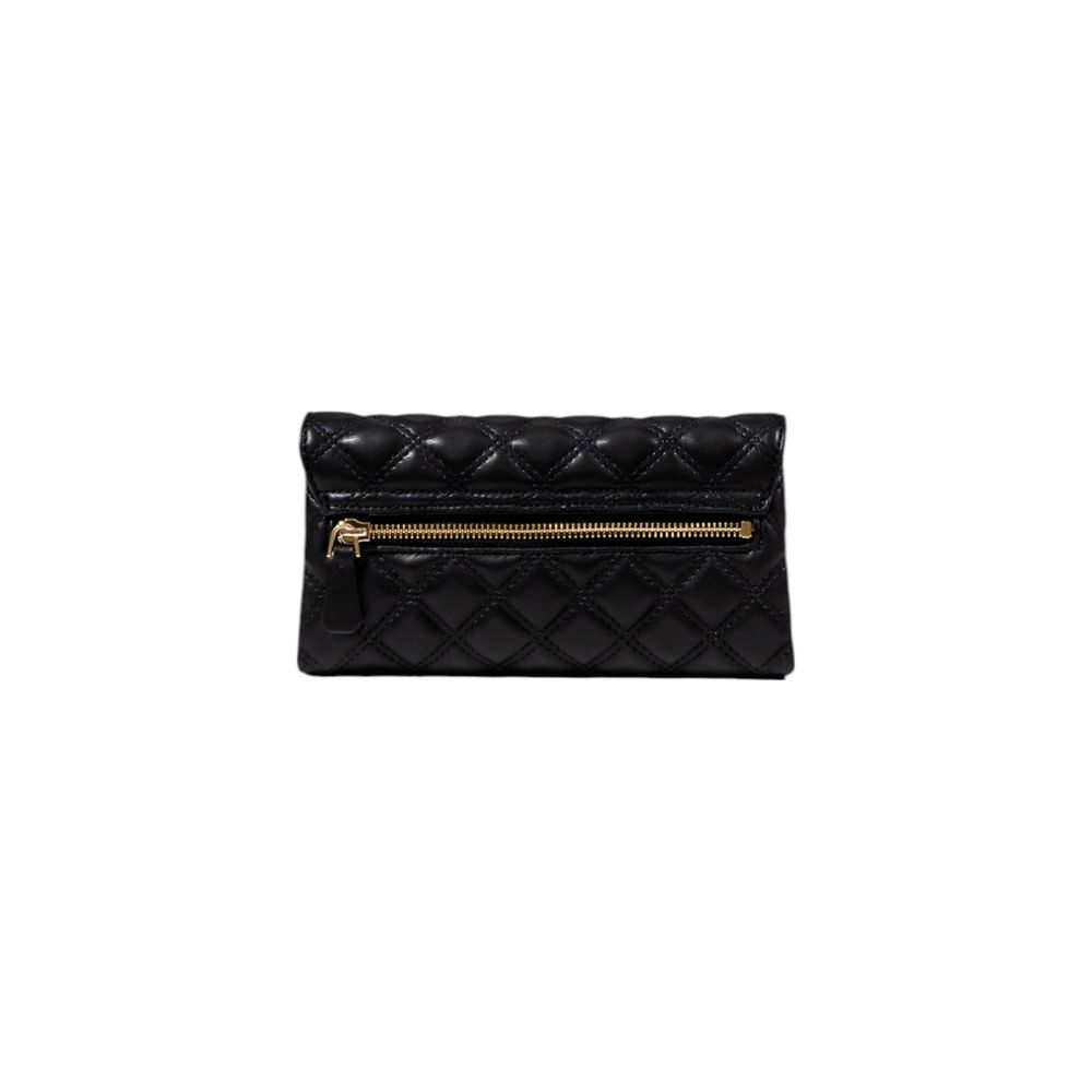 Guess Giully II Black Quilted Crossbody Organizer Bag