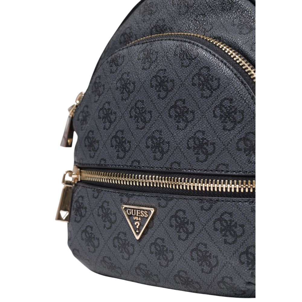Guess Manhattan 4G Logo Dark Grey Mini Backpack
