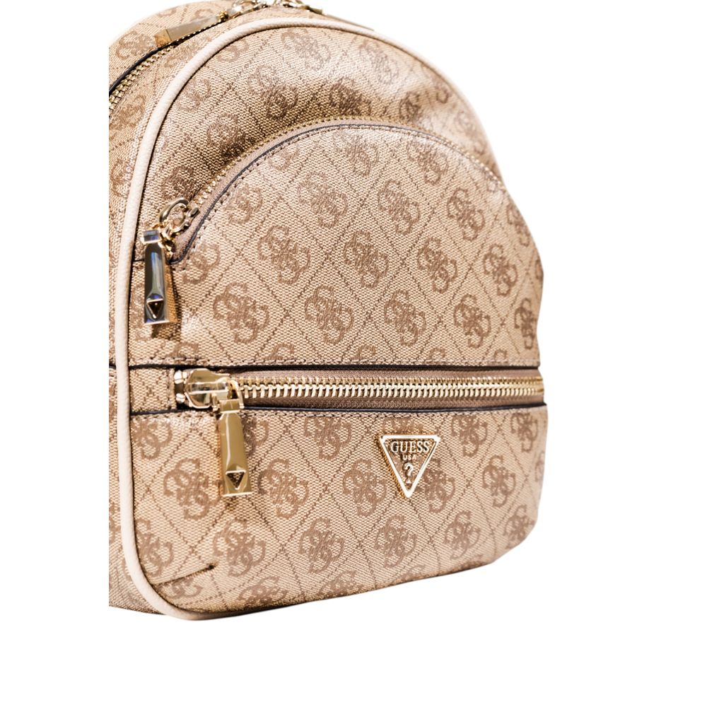 Guess Manhattan 4G Logo Latte Logo Mini Backpack