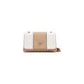 Guess Noelle Saffiano Cream White & Beige Mini Crossbody Bag