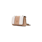 Guess Noelle Saffiano Cream White & Beige Mini Crossbody Bag