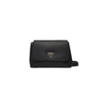 Guess Meridian II Black Flap Crossbody Bag