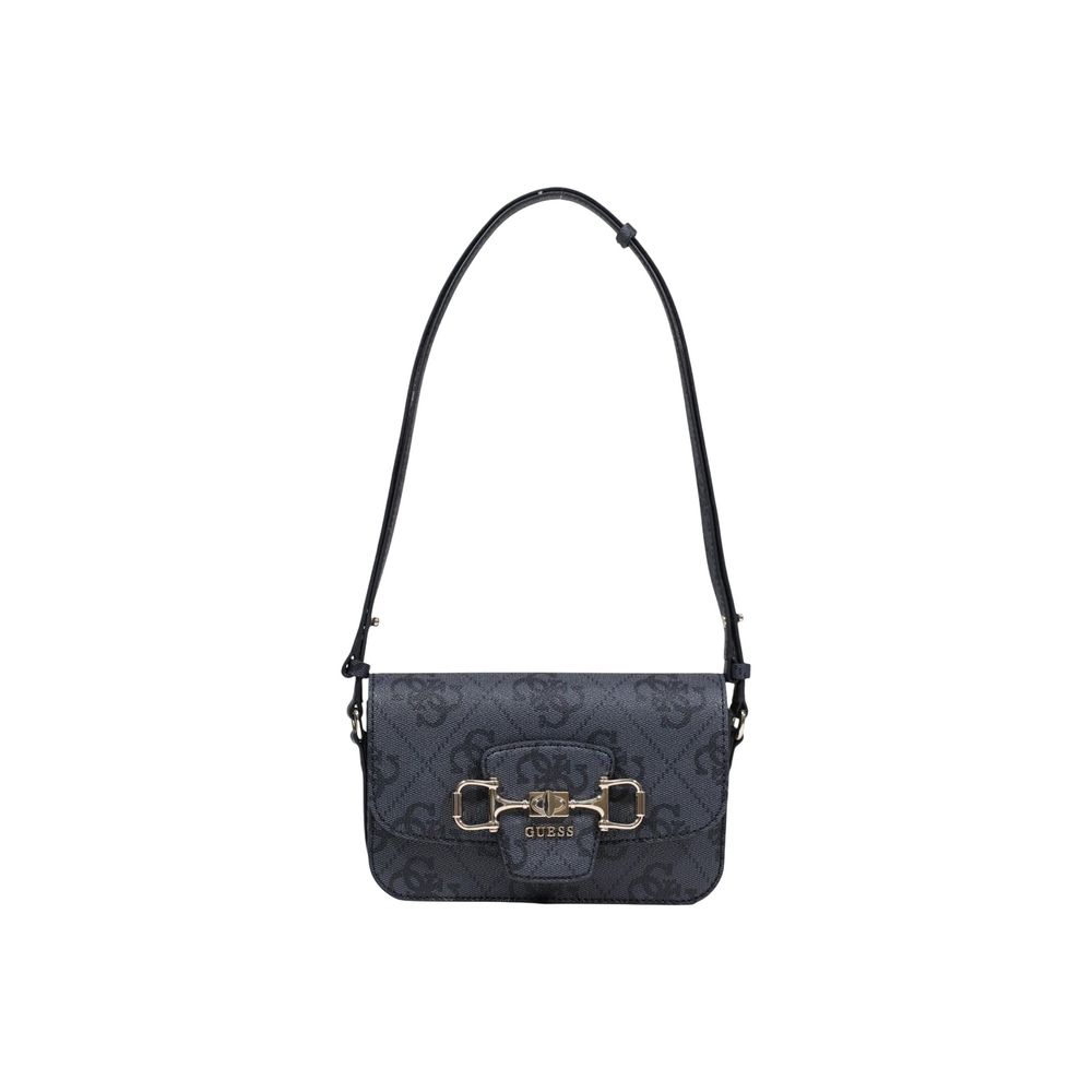 Guess Janie Logo Coal Crossbody Bag