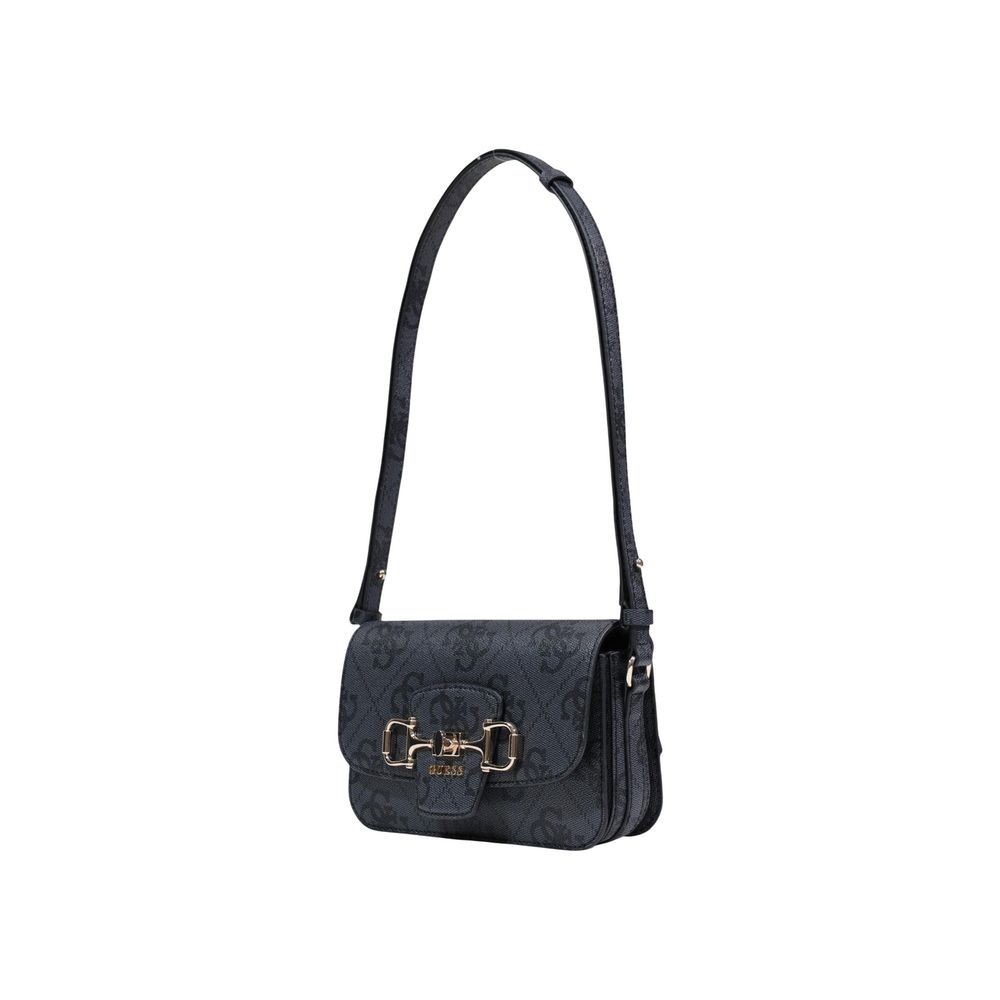 Guess Janie Logo Coal Crossbody Bag