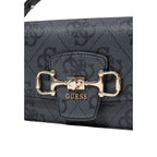 Guess Janie Logo Coal Crossbody Bag
