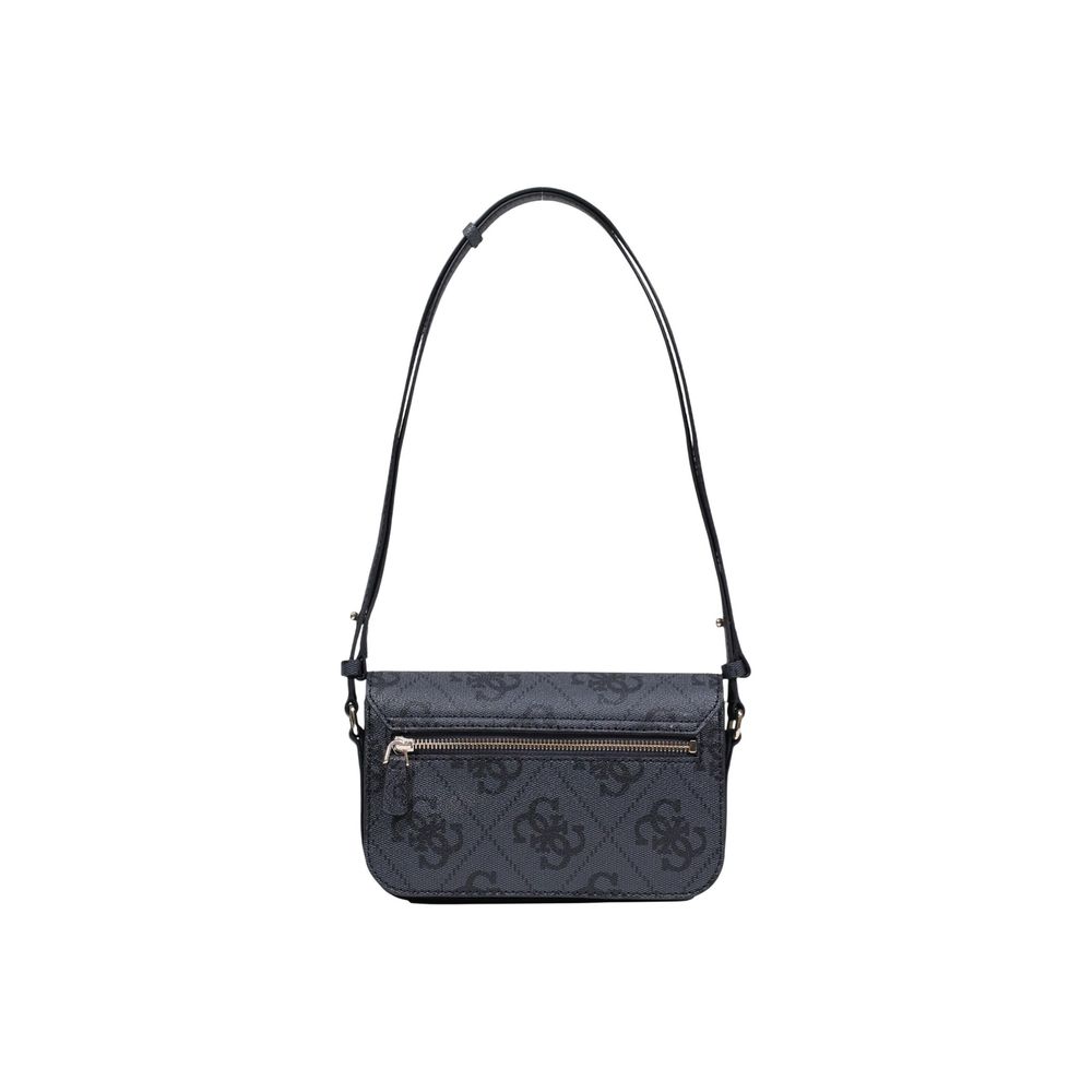 Guess Janie Logo Coal Crossbody Bag