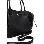 Guess Allegra Black Faux Leather Handbag