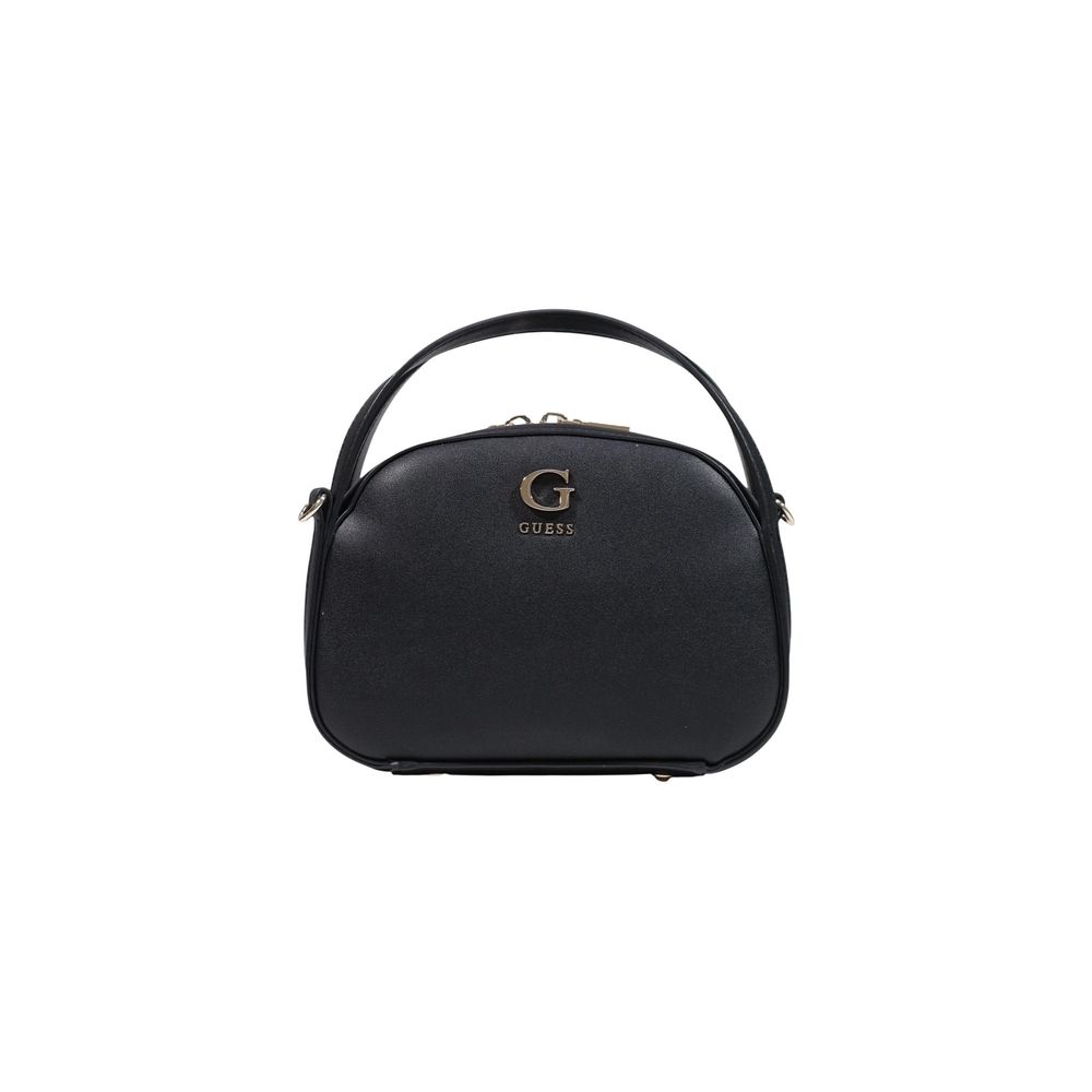 Guess Coleen Black Top Zip Crossbody Bag
