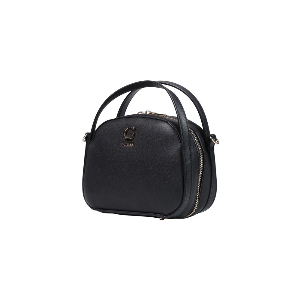 Guess Coleen Black Top Zip Crossbody Bag