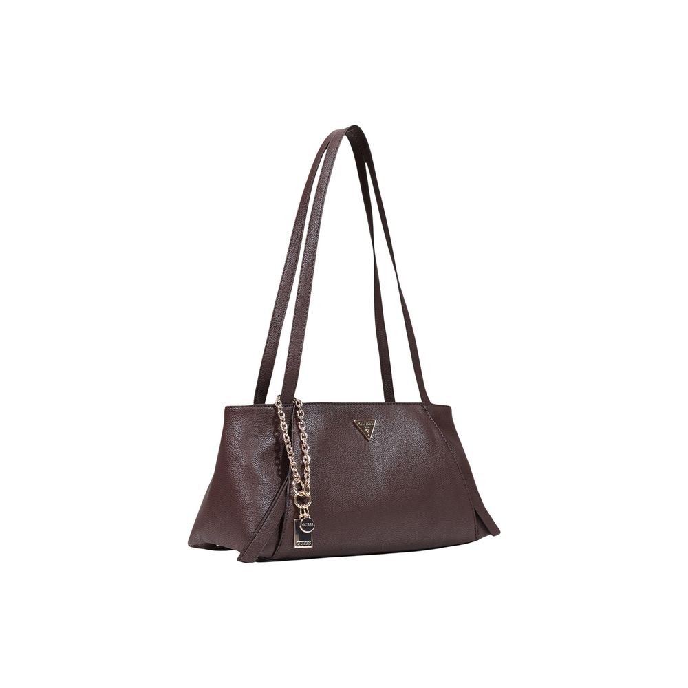 Guess Devon Brown Shoulder Satchel Bag
