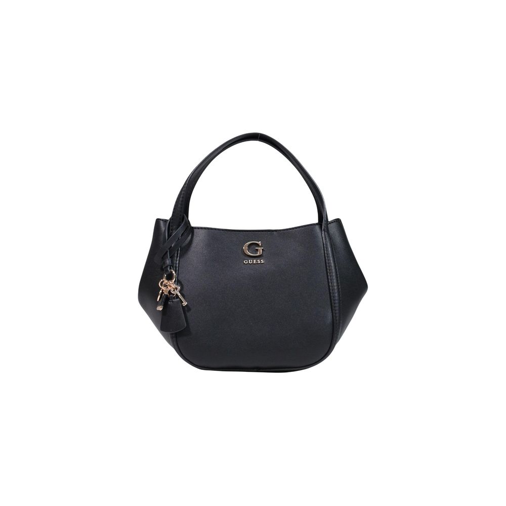 Guess Coleen Small Black Satchel Bag