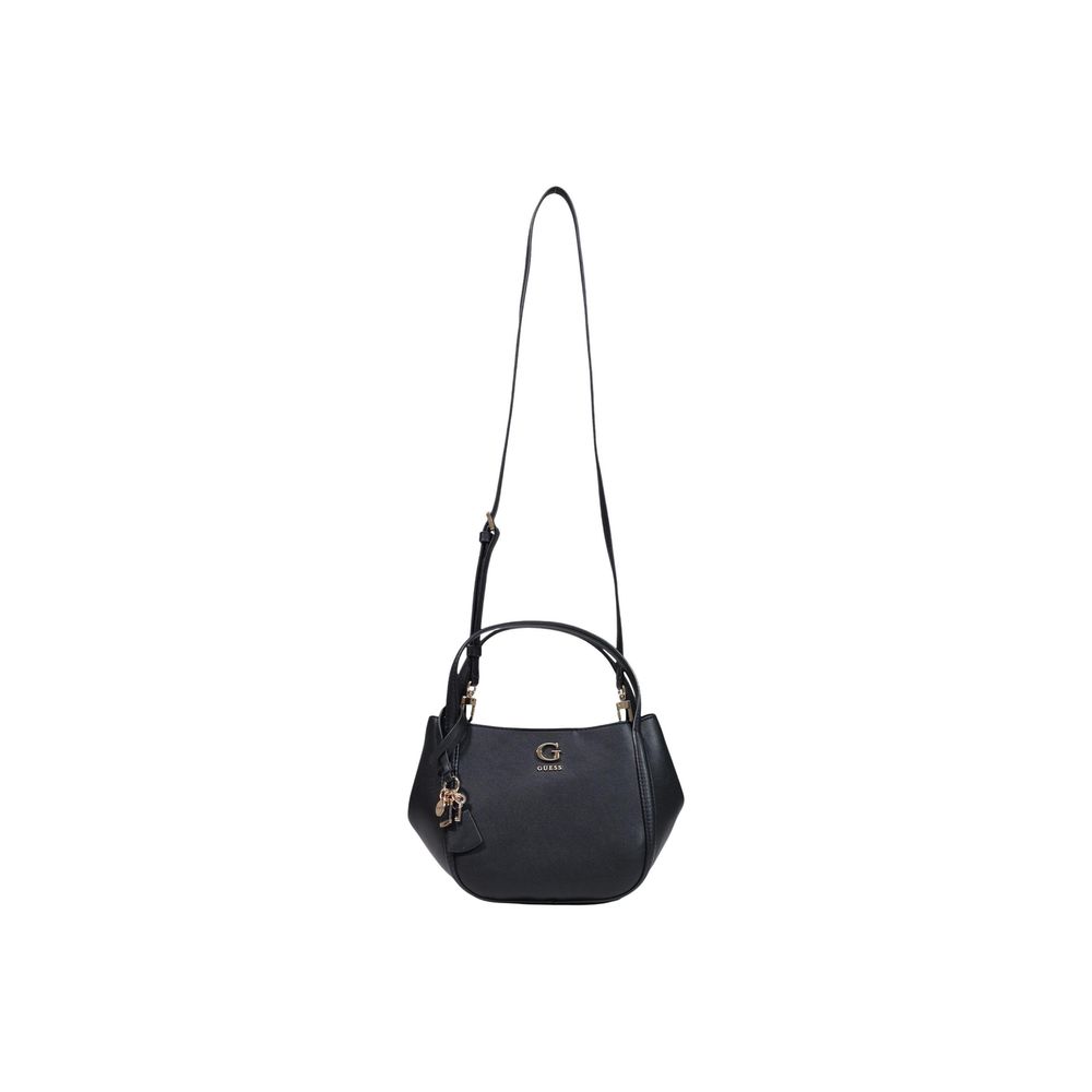 Guess Coleen Small Black Satchel Bag
