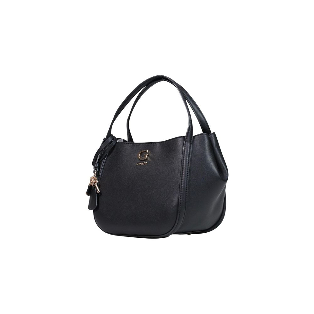 Guess Coleen Small Black Satchel Bag