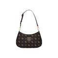Guess Emelie Espresso Logo Shoulder Bag
