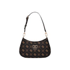 Guess Emelie Espresso Logo Shoulder Bag