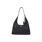 Guess Ella Logo Black Hobo Shoulder Bag