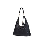 Guess Ella Logo Black Hobo Shoulder Bag