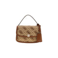 Guess Audrey Logo Latte Logo Crossbody Bag
