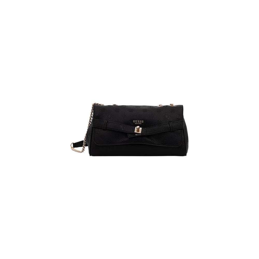 Guess Ella Logo Black Convertible Crossbody Bag