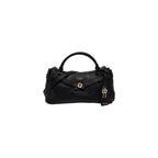 Guess Ella Logo Black Large Satchel Bag