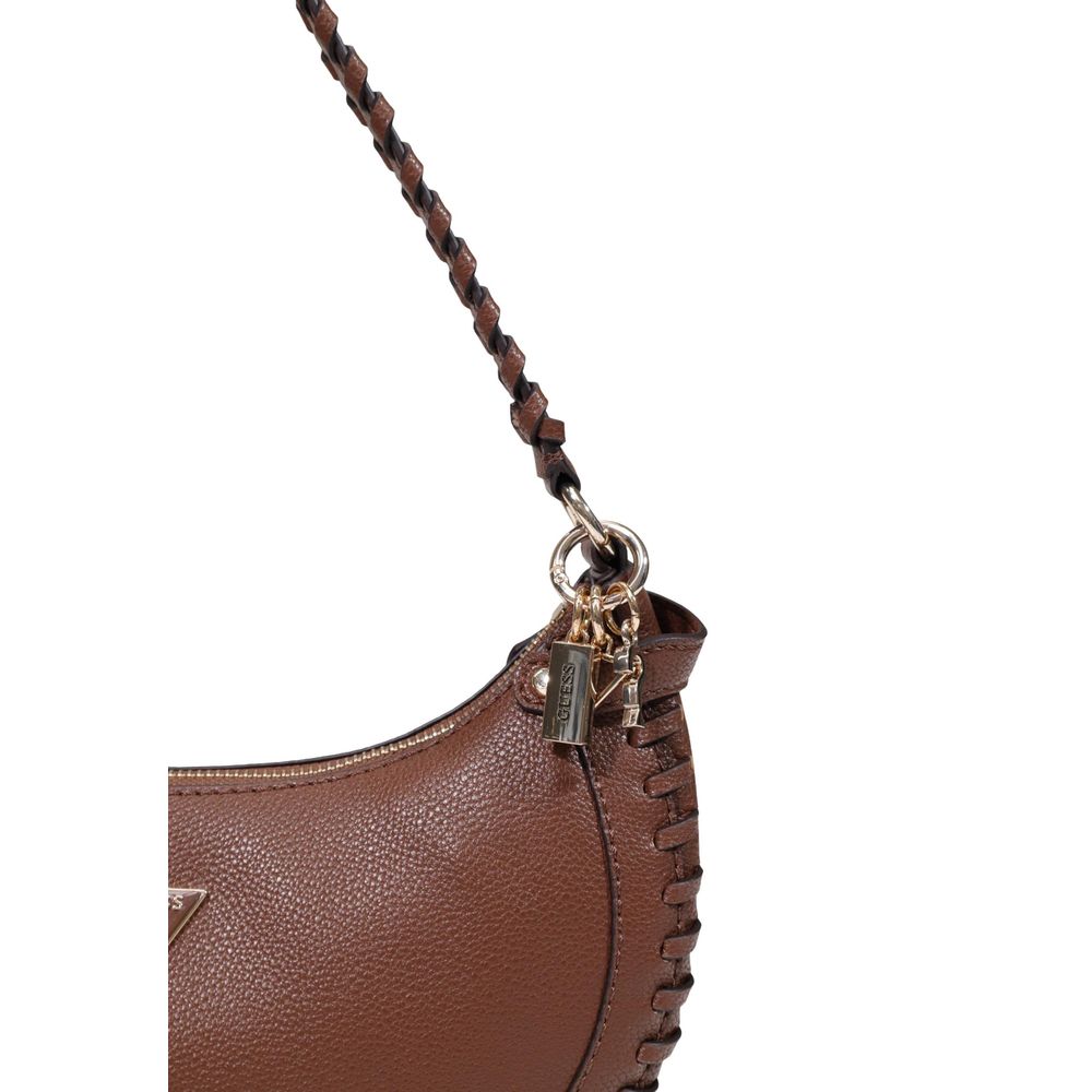 Guess Petra Chocolate Hobo Shoulder Bag