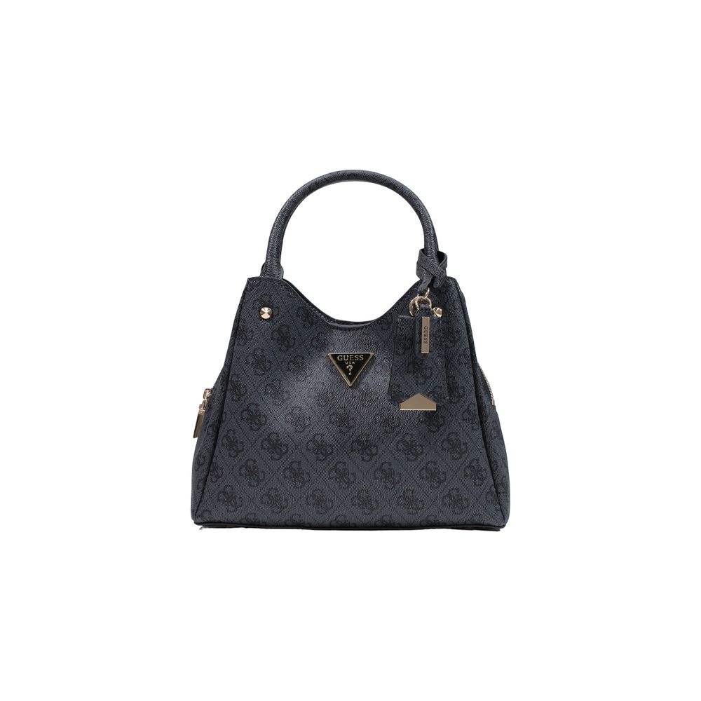 Guess Meridian II Coal Logo Girlfriend Carryall Bag
