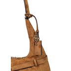 Guess Ella Cognac Suede-Effect Hobo Bag