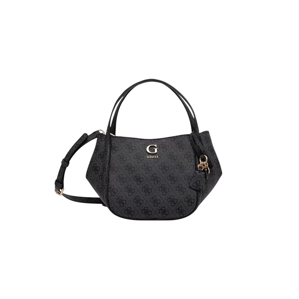 Guess Coleen Coal Logo Satchel Bag
