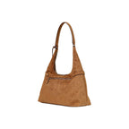 Guess Ella Cognac Suede-Effect Hobo Bag