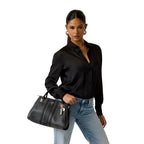 Guess Noelle Coal Logo Handbag