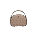 Guess Coleen Logo Latte Logo Crossbody Bag