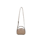 Guess Coleen Logo Latte Logo Crossbody Bag