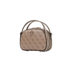 Guess Coleen Logo Latte Logo Crossbody Bag