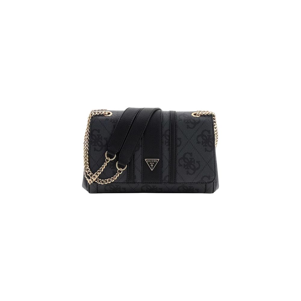 Guess Noelle Logo Dark Grey Crossbody Bag